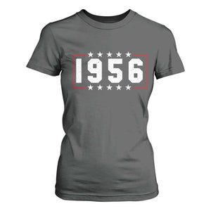 70th Birthday T Shirt For Women Vintage 1956 70 Years Old Birthday Stars And Stripes