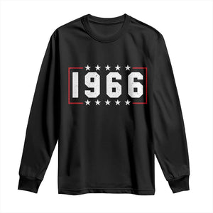 60th Birthday Long Sleeve Shirt Vintage 1966 60 Years Old Birthday Stars And Stripes