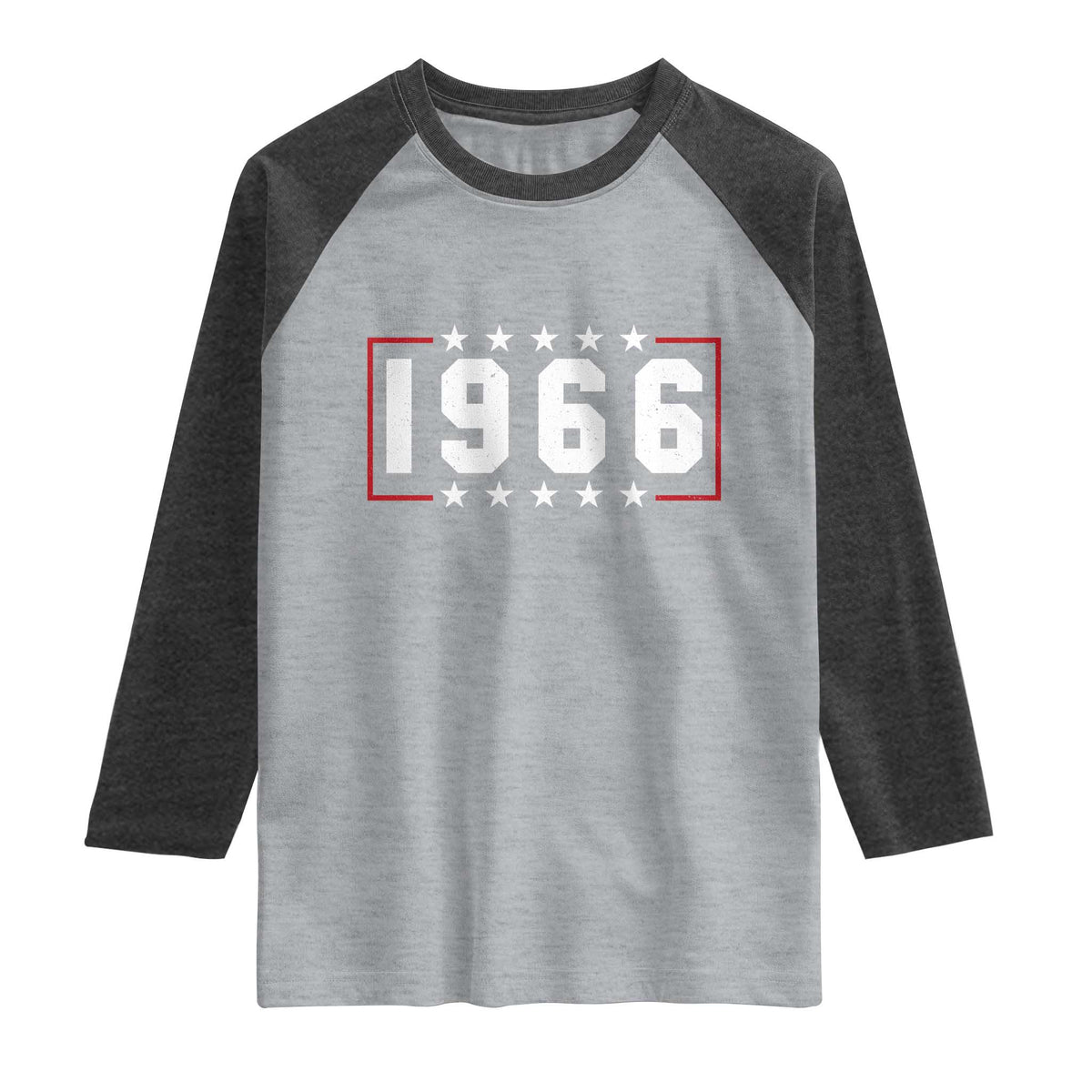 60th Birthday Raglan Shirt Vintage 1966 60 Years Old Birthday Stars And Stripes