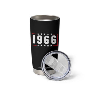 60th Birthday Tumbler Cup Vintage 1966 60 Years Old Birthday Stars And Stripes