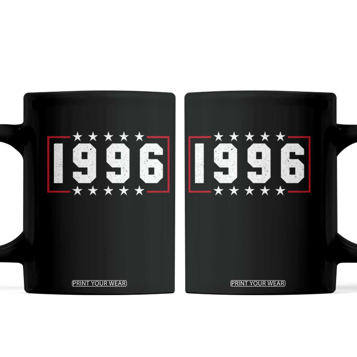 30th Birthday Coffee Mug Vintage 1996 30 Years Old Birthday Stars And Stripes