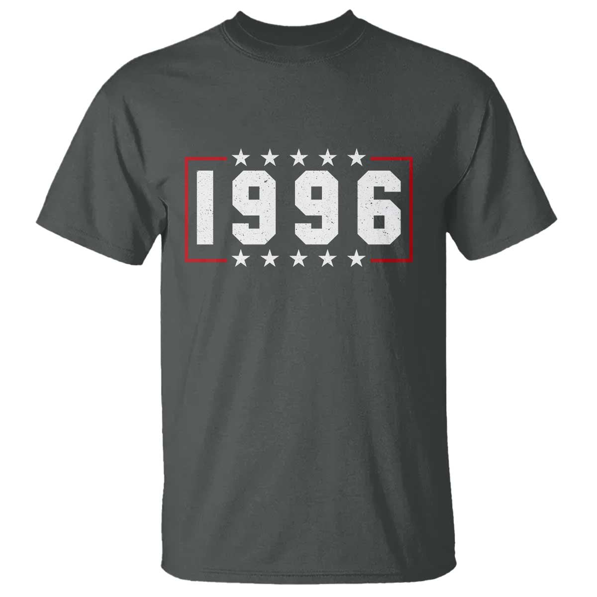 30th Birthday T Shirt Vintage 1996 30 Years Old Birthday Stars And Stripes TS11 Dark Heather Print Your Wear