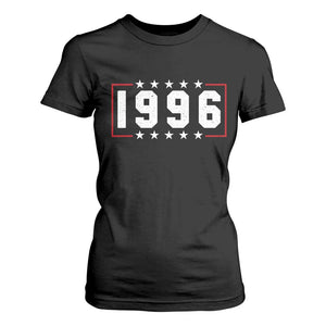 30th Birthday T Shirt For Women Vintage 1996 30 Years Old Birthday Stars And Stripes TS11 Black Print Your Wear