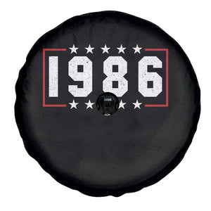 40th Birthday Spare Tire Cover Vintage 1986 40 Years Old Birthday Stars And Stripes TS11 Print Your Wear