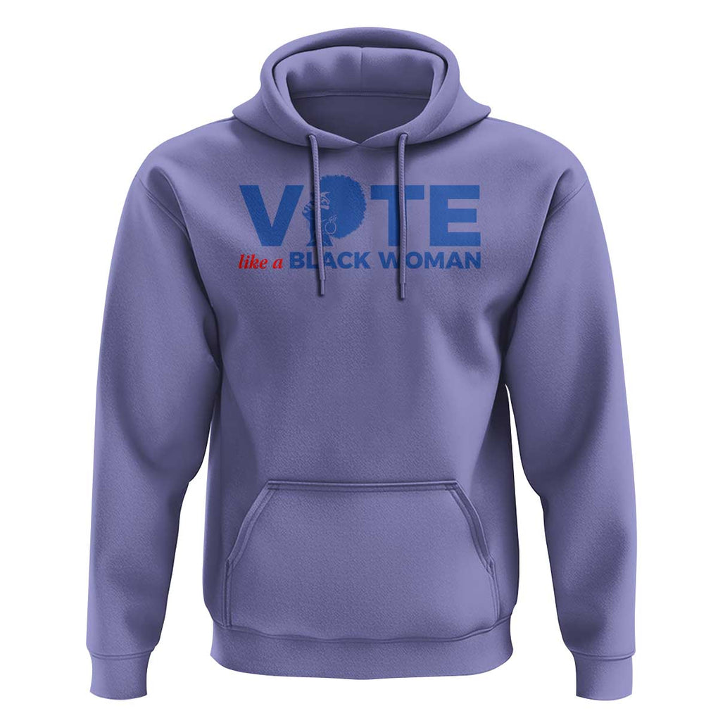 Vote Like A Black Women Hoodie Afro Hair Black Votes TS11 Violet Print Your Wear