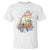 Wild About Learning T Shirt Back To School Zoo Animals Student Rainbow TS11 White Print Your Wear