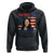 Kamala 2024 Hoodie Harris'24 Let's Finish The Job USA Flag TS11 Black Print Your Wear