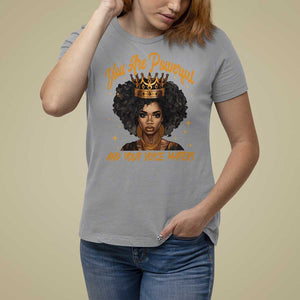 Harris 2024 T Shirt For Women You Are Powerful And Your Voice Matters Afro Girl TS11 Sport Gray Print Your Wear