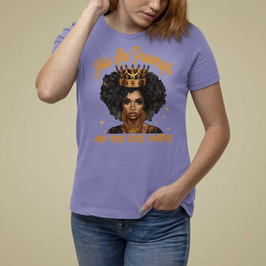 Harris 2024 T Shirt For Women You Are Powerful And Your Voice Matters Afro Girl TS11 Violet Print Your Wear