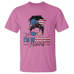 I'm With Her Harris T Shirt Kamala Support President 2024 USA Flag TS11 Azalea Print Your Wear