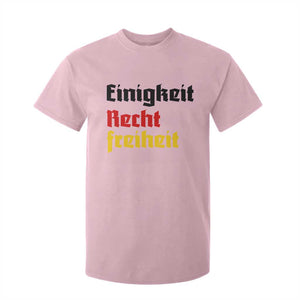 German Heritage T Shirt For Kid Einigkeit Recht Freiheit Germany Flag TS11 Light Pink Print Your Wear
