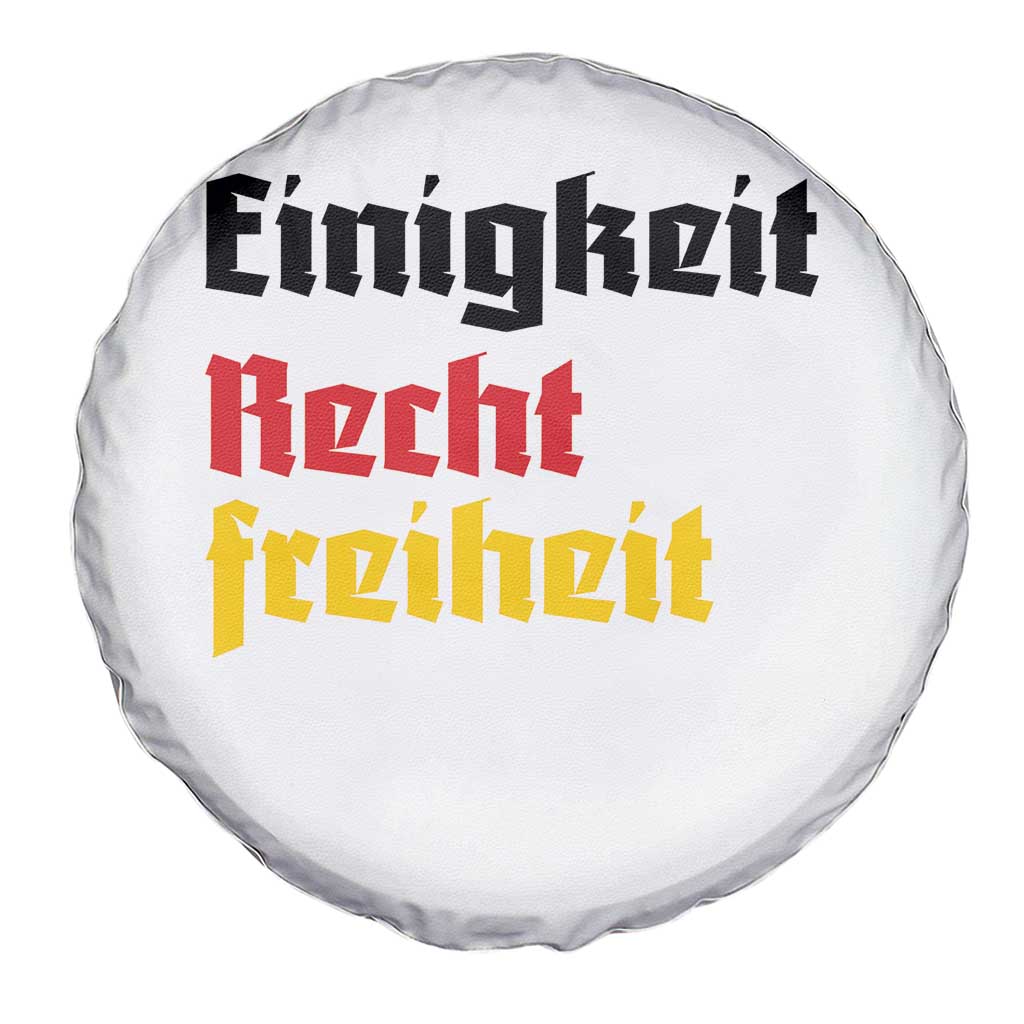 German Heritage Spare Tire Cover Einigkeit Recht Freiheit Germany Flag TS11 Print Your Wear