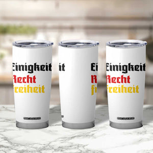German Heritage Tumbler Cup Einigkeit Recht Freiheit Germany Flag TS11 Print Your Wear