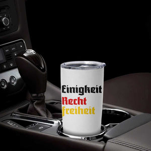 German Heritage Tumbler Cup Einigkeit Recht Freiheit Germany Flag TS11 Print Your Wear