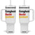 German Heritage Tumbler With Handle Einigkeit Recht Freiheit Germany Flag TS11 One Size: 40 oz White Print Your Wear