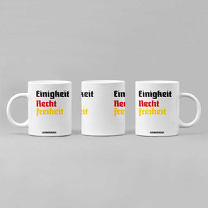 German Heritage Coffee Mug Einigkeit Recht Freiheit Germany Flag TS11 Print Your Wear