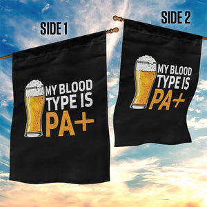Funny My Blood Type Is IPA Garden Flag IPA Beer Drinking TS11 Print Your Wear