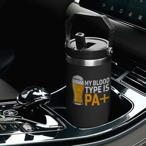 Funny My Blood Type Is IPA Flip Straw Tumbler IPA Beer Drinking TS11 Print Your Wear