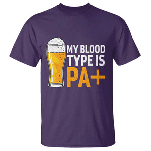 Funny My Blood Type Is IPA T Shirt IPA Beer Drinking TS11 Purple Print Your Wear