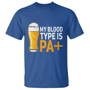 Funny My Blood Type Is IPA T Shirt IPA Beer Drinking TS11 Royal Blue Print Your Wear