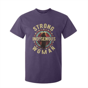 Strong Indigenous Woman Empowerment T Shirt For Kid Native American TS11 Purple Print Your Wear