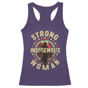 Strong Indigenous Woman Empowerment Racerback Tank Top Native American TS11 Purple Print Your Wear
