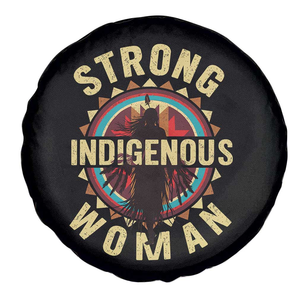 Strong Indigenous Woman Empowerment Spare Tire Cover Native American TS11 Print Your Wear