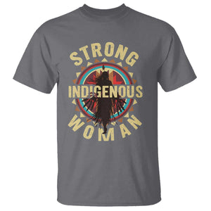 Strong Indigenous Woman Empowerment T Shirt Native American TS11 Charcoal Print Your Wear