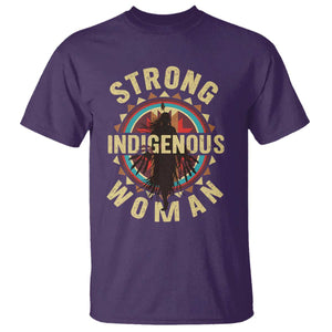 Strong Indigenous Woman Empowerment T Shirt Native American TS11 Purple Print Your Wear