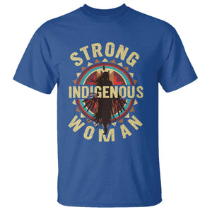 Strong Indigenous Woman Empowerment T Shirt Native American TS11 Royal Blue Print Your Wear
