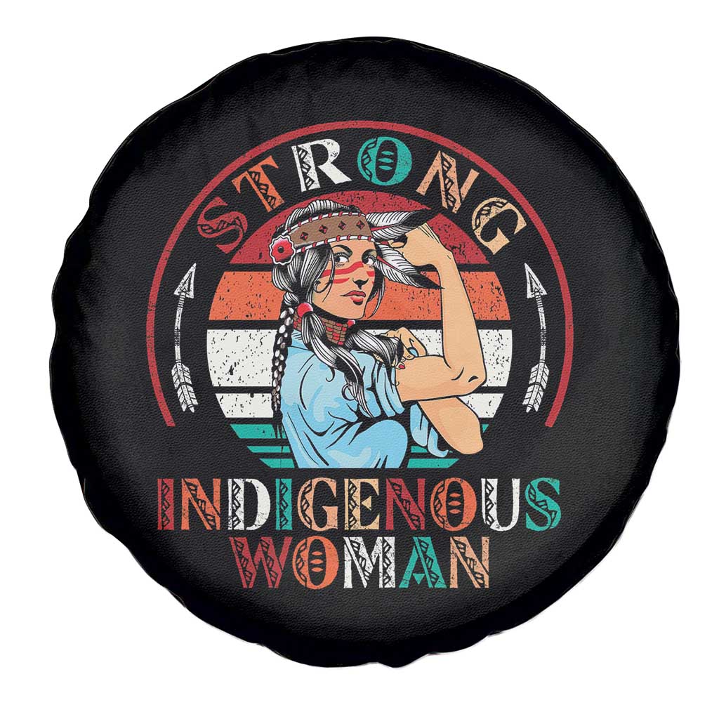 Strong Indigenous Woman MMIW Awareness Spare Tire Cover Native American TS11 Print Your Wear