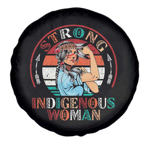 Strong Indigenous Woman MMIW Awareness Spare Tire Cover Native American TS11 Print Your Wear