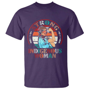 Strong Indigenous Woman MMIW Awareness T Shirt Native American TS11 Purple Print Your Wear