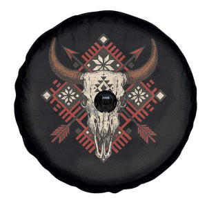 Native American Longhorn Bull Skull Tribal Arrows Spare Tire Cover TS11 Print Your Wear