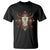 Native American Longhorn Bull Skull Tribal Arrows T Shirt TS11 Black Print Your Wear