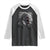 Native American Indian Chief Skull Headdress Crow Raglan Shirt TS11 Black White Print Your Wear