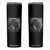 Native American Indian Chief Skull Headdress Crow Skinny Tumbler TS11 Black Print Your Wear