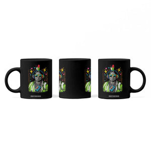 Funny Sitting Bull 90s Nostalgia Pop Art Coffee Mug Retro Native American Chief TS11 Print Your Wear