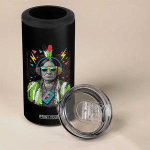Funny Sitting Bull 90s Nostalgia Pop Art 4 in 1 Can Cooler Tumbler Retro Native American Chief TS11 Print Your Wear