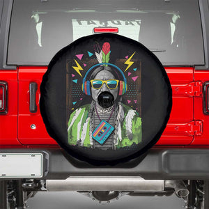 Funny Sitting Bull 90s Nostalgia Pop Art Spare Tire Cover Retro Native American Chief TS11 Black Print Your Wear