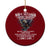 I Am Navy Veteran Ceramic Ornament I Served I Sacrificed I have Anger Issues Bald Eagle USA Flag TS11 1pc Red Print Your Wear
