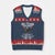 I Am Navy Veteran V-Neck Knit Sweater Vest I Served I Sacrificed I have Anger Issues Bald Eagle USA Flag TS11 Navy Red Print Your Wear