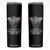 I Am Navy Veteran Skinny Tumbler I Served I Sacrificed I have Anger Issues Bald Eagle USA Flag TS11 Black Print Your Wear