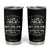 I Am A Grumpy Old Veteran My Level Of Sarcasm Depends On Your Level Of Stupidity Tumbler Cup TS11 Black Print Your Wear