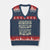 I Never Dreamed That One Day Id Become A Grumpy Old Veteran But Here I Am Killing It V-Neck Knit Sweater Vest TS11 Navy Red Print Your Wear