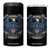 US Navy Veteran Service Honor Sacrifice 4 in 1 Can Cooler Tumbler Vintage Bald Eagle American Flag Anchor TS11 One Size: 16 oz Black Print Your Wear