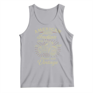 American Legendary Motorcycle Indian Chief Tank Top Classic And Vintage Bikers Club TS11 Athletic Heather Print Your Wear