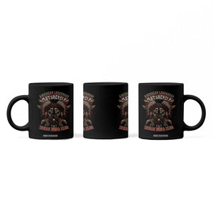 American Legendary Motorcycle Indian Biker Club Coffee Mug Vintage Native American Skull Chief TS11 Print Your Wear