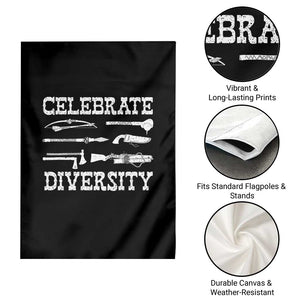 Native American Weapon Celebrate Diversity Garden Flag Indigenous Pride TS11 Print Your Wear