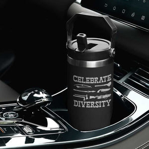 Native American Weapon Celebrate Diversity Flip Straw Tumbler Indigenous Pride TS11 Print Your Wear